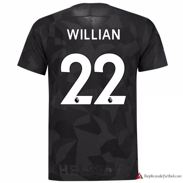 Camiseta Chelsea Tercera equipación Willian 2017-2018